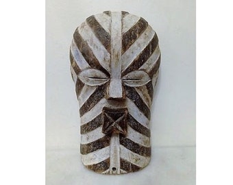 African Songye, Kongo Soft Wood Face Mask