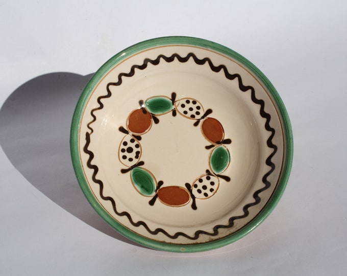 Hungarian Folk Plate, Traditional Plate, Hungarian Pottery, Wall Plate