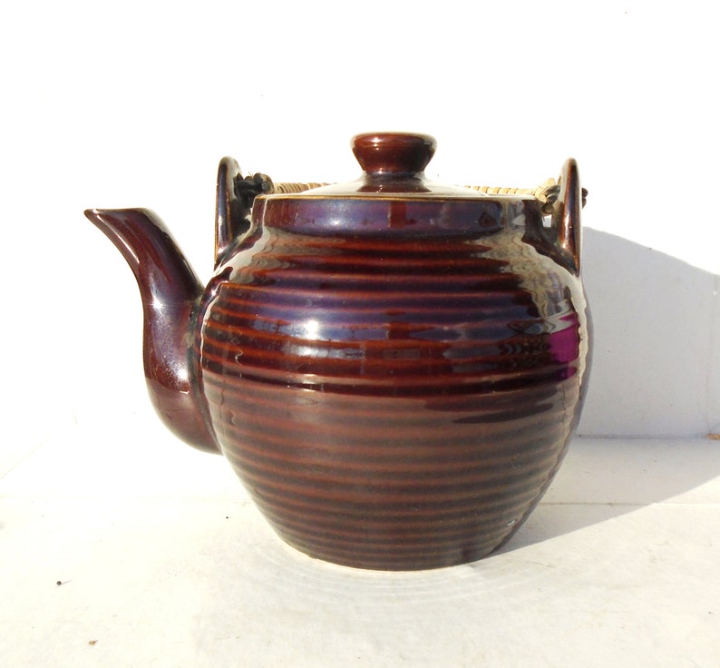 Oriental Teapot China Teapot Antique Teapot Bamboo Teapot