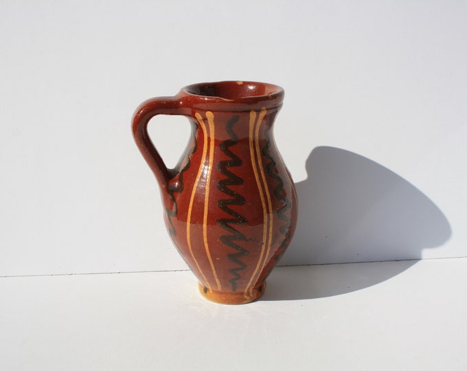 Pitcher, Vintage Ewer, Ceramic Pitcher, Water Pitcher, Little Pitcher