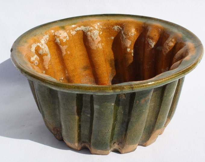 Antique Ceramic Baking Cooking Form, Baking Form, Puding Form, Cooking Mold