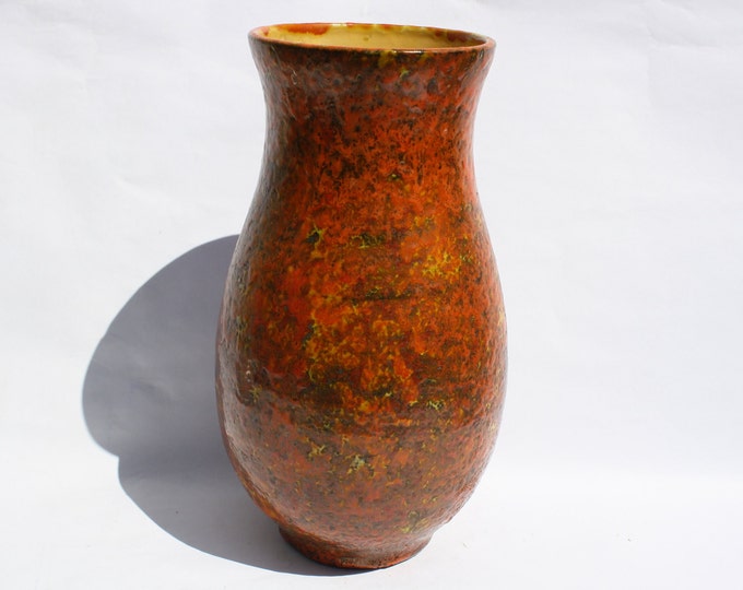 Retro Vase, Applied Art Vase, Folk Vase, Vintage Vase, Ceramic Vase, Handpainted Vase