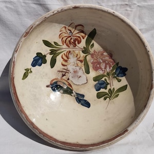 Hungary Pottery Plate: Hand-Painted Folk Cockerel Bird Design, Hodmezovasarhely Folk Pottery