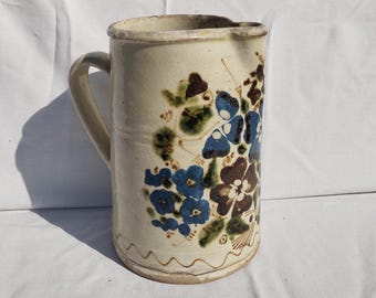 Folk Pitcher, Antique Ewer, Transylvania Jug, Ceramic Pitcher, Ceramic Potter