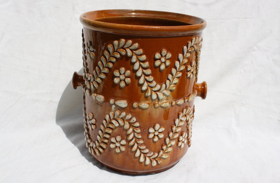 Huge Antique Champagne Bucket Ice Bath Large Cast Stoneware Etsy