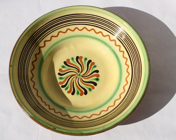 Folk Flower Plate, Handpainted Wall Plate, Flower designed Wall Hanging, Kitchen Decoration, Rare Wall Hanging Plate