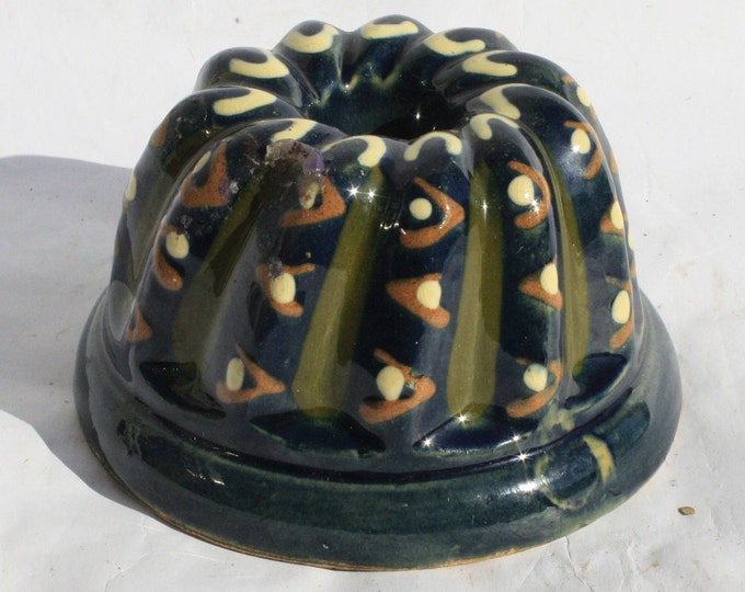 Traditional Little Ceramic Cooking Form, Baking Form, Puding Form, Antique Baking, Cooking Mold