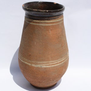 Stoneware Vase, Rare Folk Pitcher, Huge Vase, Folk Pitcher, Vintage Vase, Ceramic Pitcher, Ceramic Pottery