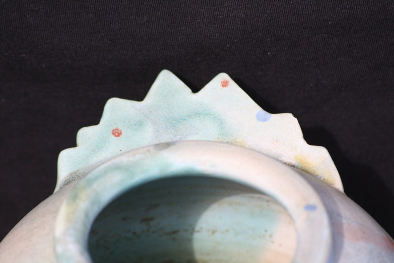 Clay Vase Big Vase Flower Vase Handmade Clay Vase Handpainted Vase Traditional Vase