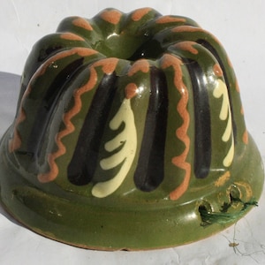 Traditional Little Ceramic Cooking Form, Baking Form, Puding Form, Antique Baking, Cooking Mold