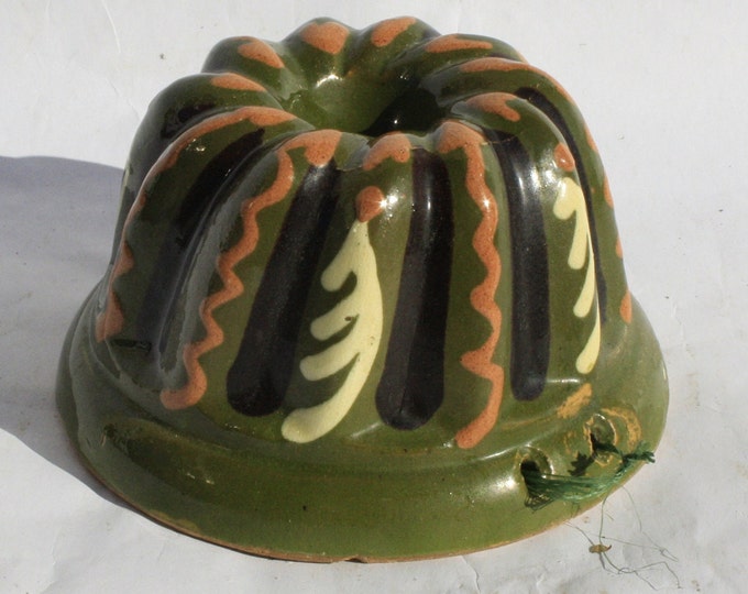 Traditional Little Ceramic Cooking Form, Baking Form, Puding Form, Antique Baking, Cooking Mold