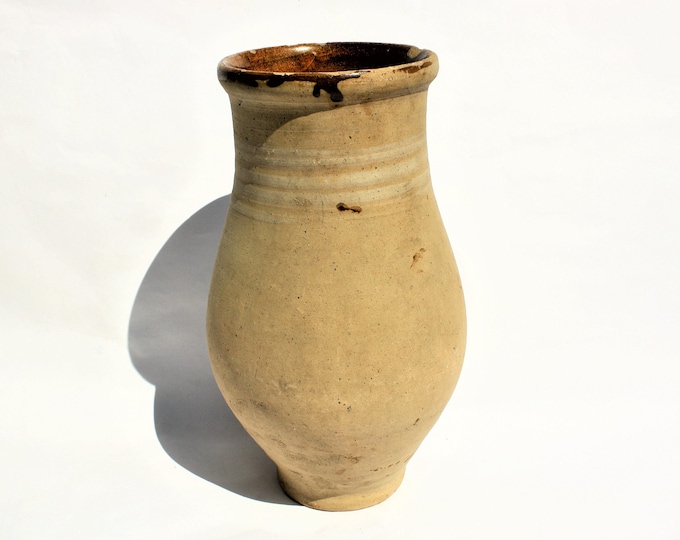 Stoneware Vase, Rare Folk Pitcher, Huge Vase, Folk Pitcher, Vintage Vase, Ceramic Pitcher, Ceramic Pottery