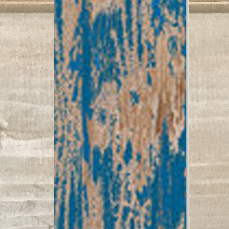 12 Rustic Blue Paint Look Hanging Wall Letterwood Look Etsy