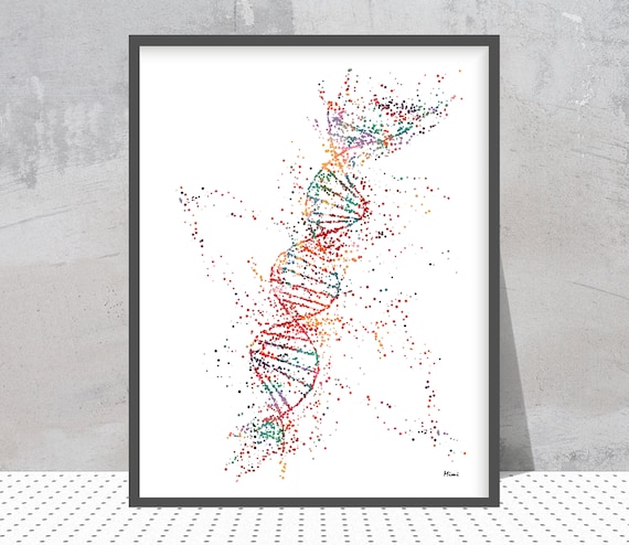 DNA Strand Giant Wall Art Poster Print