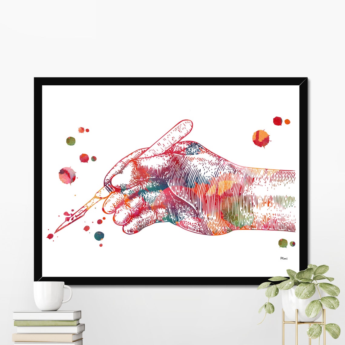 Surgery Art Print The Hand Of Surgeon Holding The Scalpel Anatomy Art surgery-art-print-the-hand-of-surgeon-holding-the-scalpel-anatomy-art