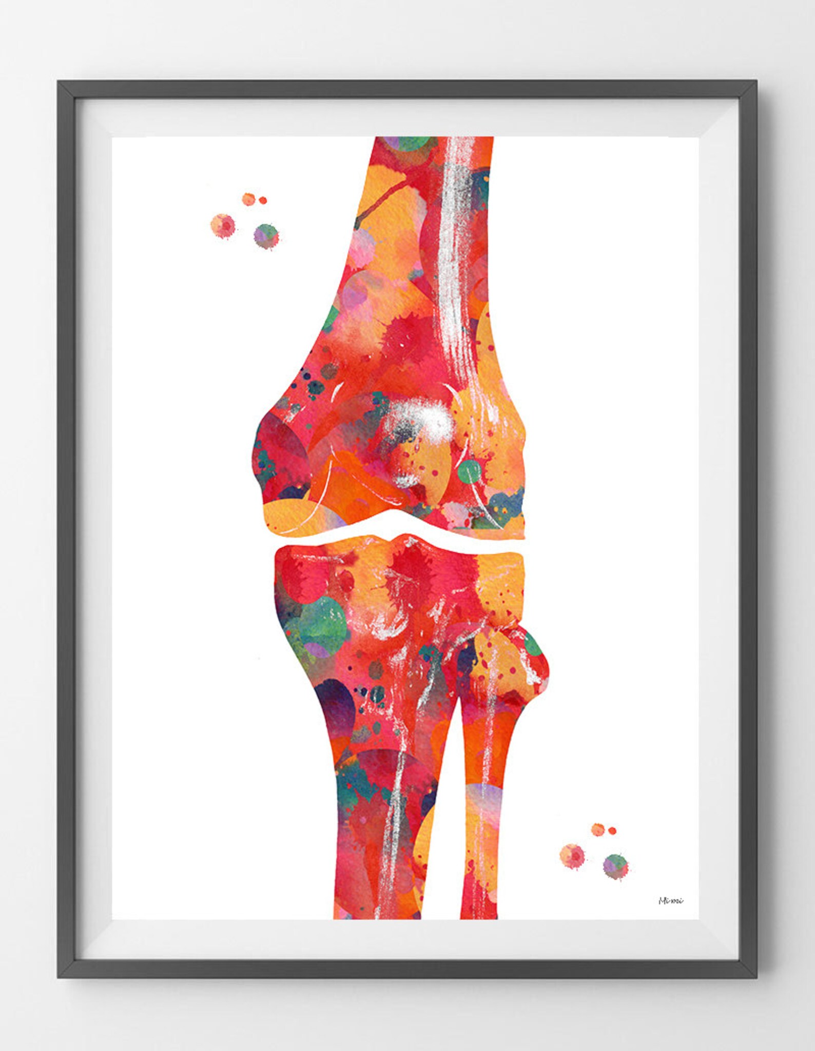 Картина отпечаток женского тела на холсте