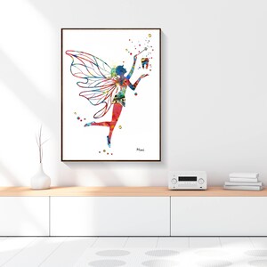 Tooth Fairy Print, Pediatric Dentist Office Art image 3