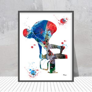 Swimmer Athlete Print Swim Meet Watercolor Colorful Swimming Sport Poster Dip In The Pool Illustration Personalized Wall Art Gift Add A Name