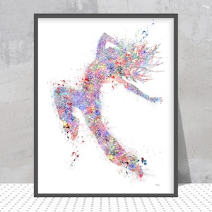 Hip Hop Dance Watercolor Female Hip Hop Dancer Poster Street Dancer Print Hip Hop Style and Break Dance Print Girl Dancing Hip Hop Art Gift
