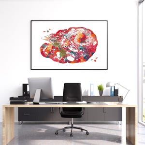 Ovary Watercolor Print | OB-GYN Art | Gynecology Practice Decor image 7