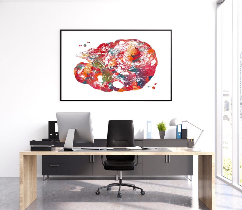 Ovary Watercolor Print | OB-GYN Art | Gynecology Practice Decor image 7