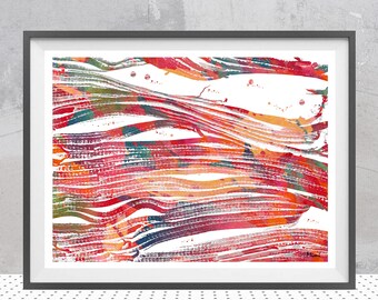 Collagen Fibrils Histology Print | Dermatology Art | Dermatological Practice Modern Decor