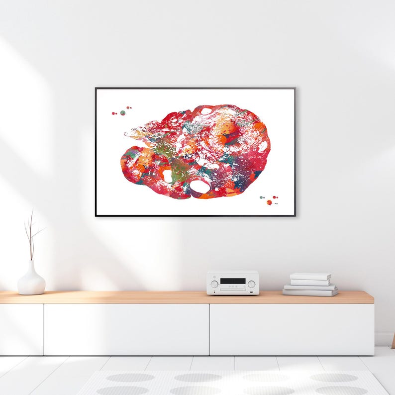 Ovary Watercolor Print | OB-GYN Art | Gynecology Practice Decor image 6