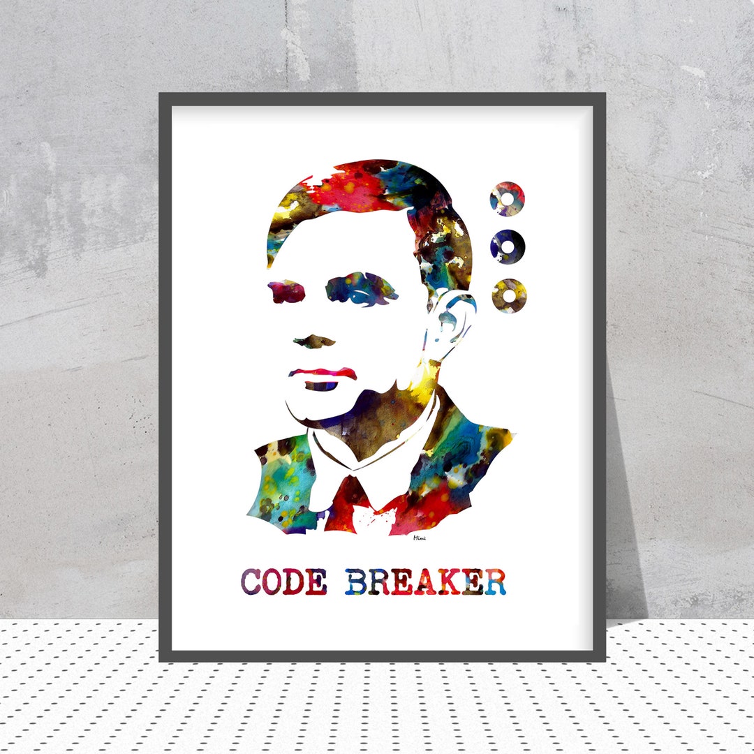 Alan Turing, British mathematician Wall Art, Canvas Prints, Framed Prints,  Wall Peels