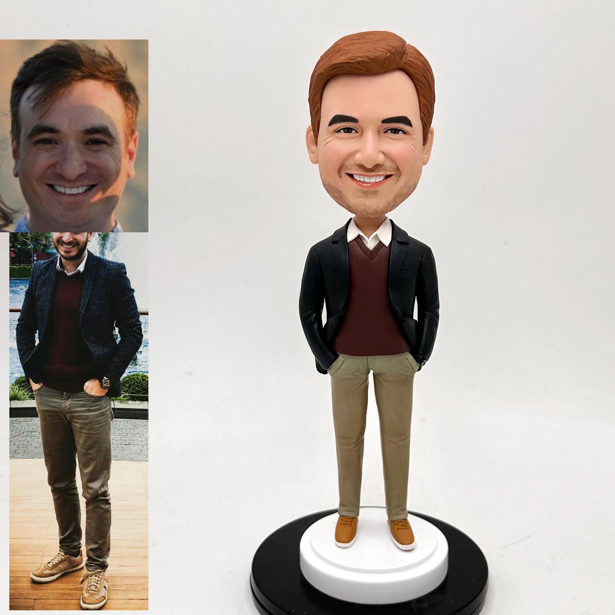 Custom Boss Bobbleheads, Custom Groom Bobblehead, Custom Best Man Bobblehead, Custom Ceo Figurine, Custom Etiquette Statues