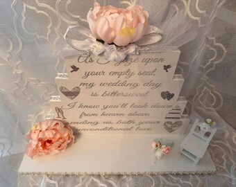 Wedding Memorial Wood Display Angels In Heaven – In Loving Memory Sign hand made