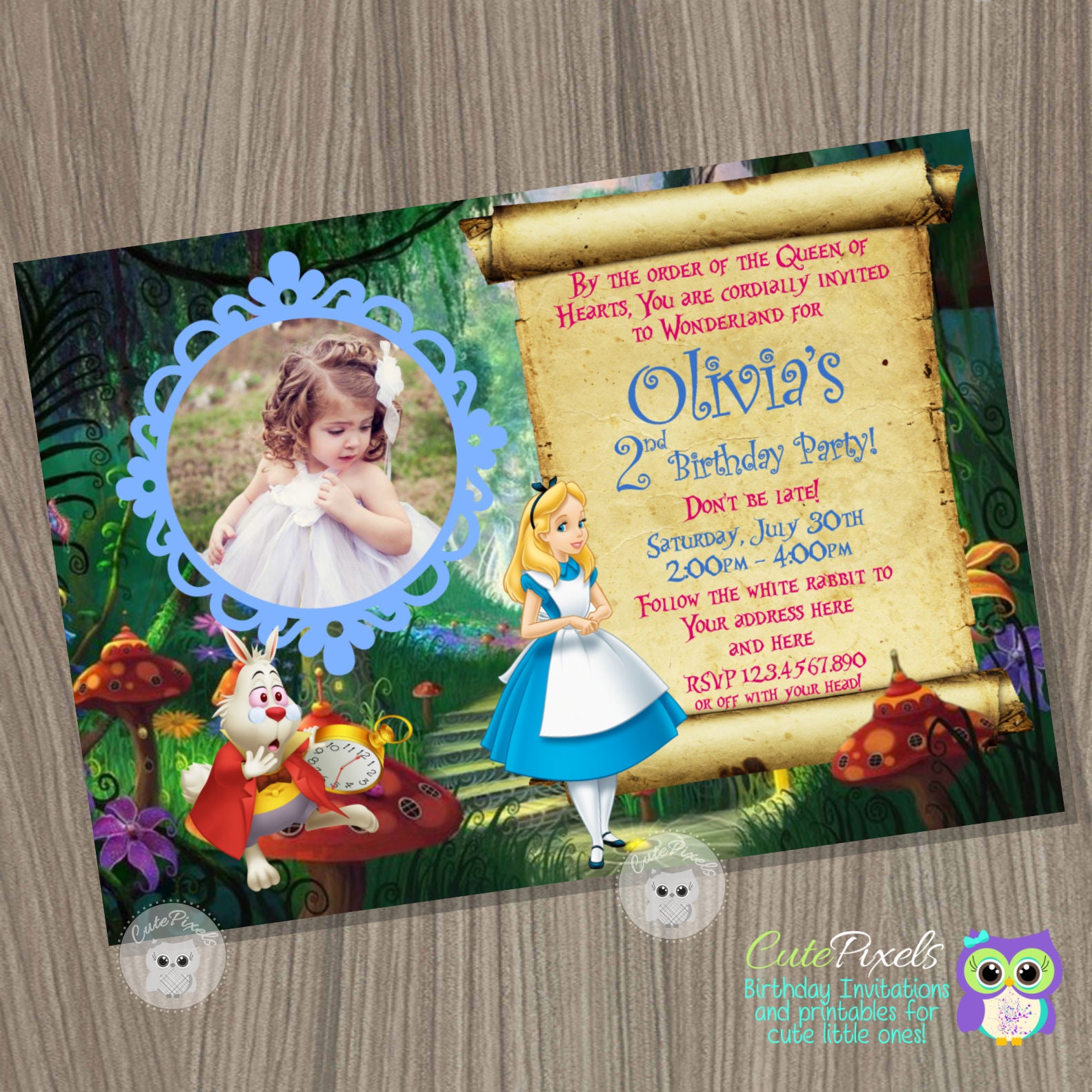 alice-in-wonderland-invitation-alice-in-wonderland-birthday-etsy