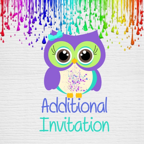 Additional Invitation, Second Invitation same design Il_570xn