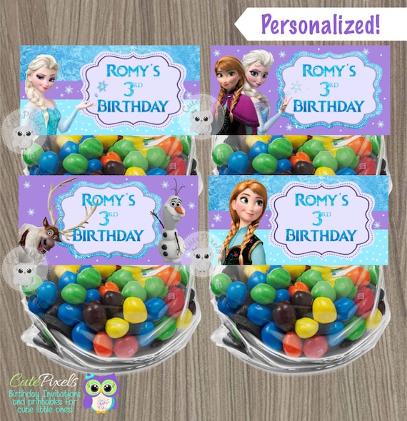 Frozen Bag Toppers, Frozen Treat Bag, Disney Frozen, Frozen Birthday, Frozen Party, Bag toppers, Treat Bag Il_570xn