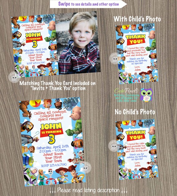 Toy Story Invitation, Toy Story Birthday Party, Toy Story Party, Toy Story Birthday Invitation, Woody Invitation, Buzz Invitation, Toys Il_570xn