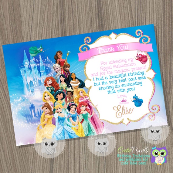 disney-princess-thank-you-card-disney-princess-princess-etsy