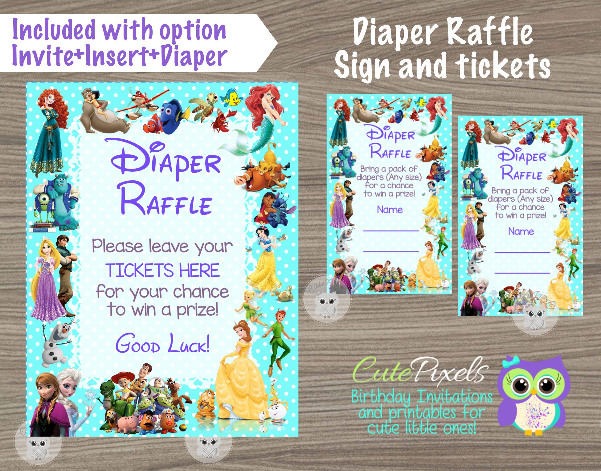 Baby shower Invitation Disney Baby Shower Baby Shower Baby Etsy