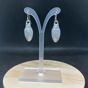 boucles d&#39;oreilles lumières de Noël