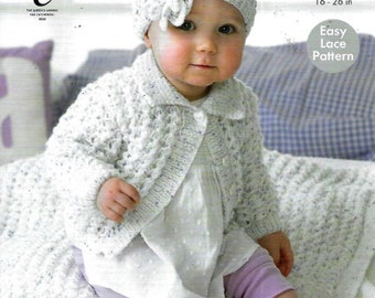 King Cole Knitting Pattern Trousers 4645 Hat /& Mittens 36-56 cm Sweater