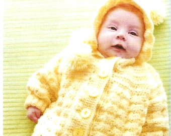BABY SLEEPING Bag/Sleep Sac/Cocoon/ Snuggly Baby Vintage Crochet Pattern PDF Download