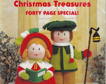 JEAN GREENHOWE Christmas Treasures 40 page special  Original Brand New Knitting Pattern Book