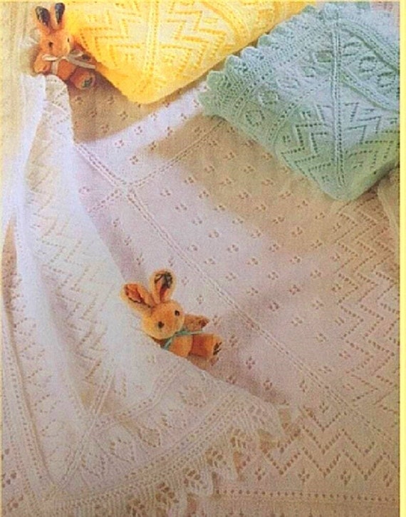 Baby Afghan Decke Häkelanleitung - 6 Klassische Muster Mit Ananas-Einfassung & Puffstichen