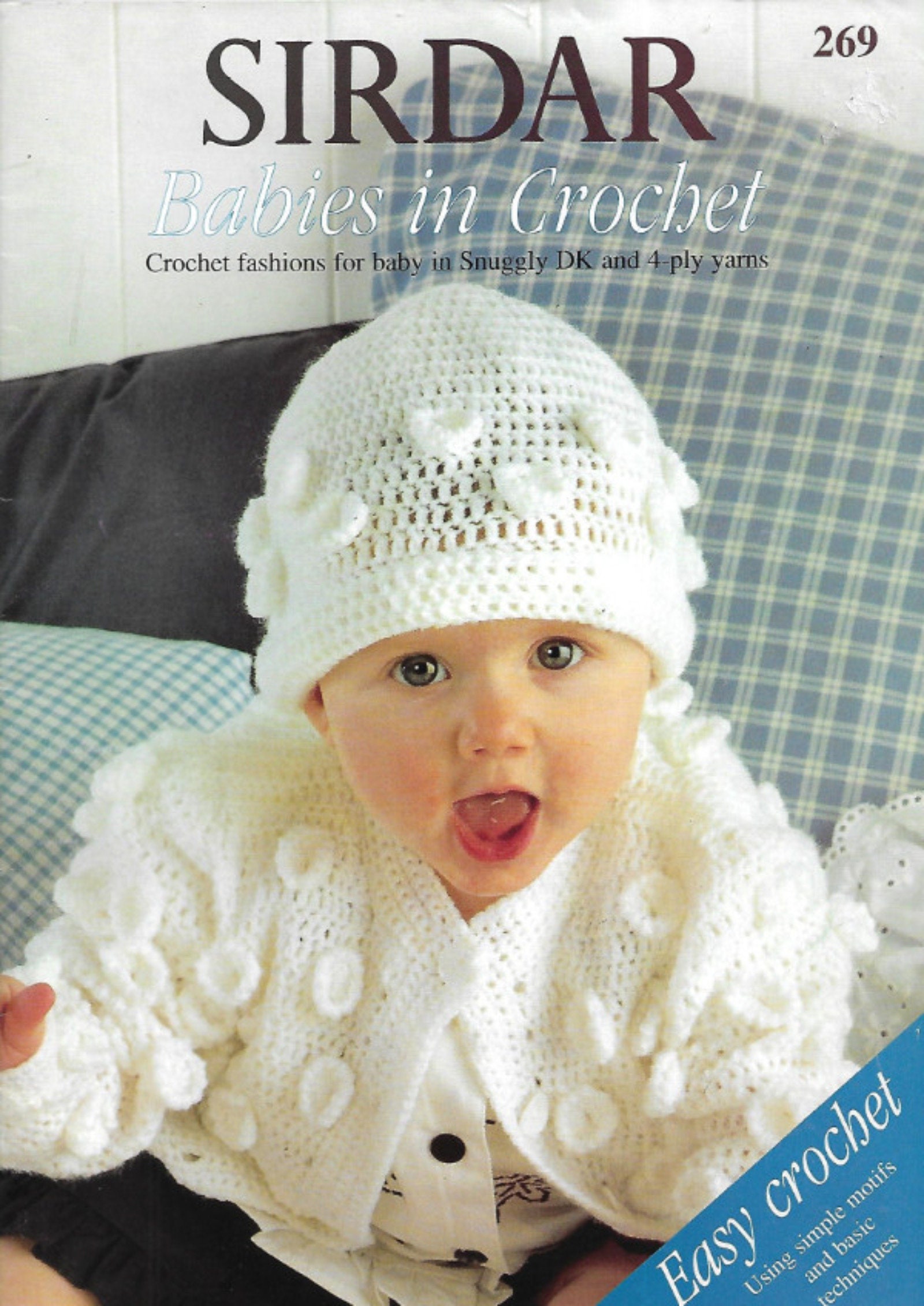 SIRDAR BABIES in Crochet Book 269 Baby Book Shawls Cardigans Baby Gifts Etsy