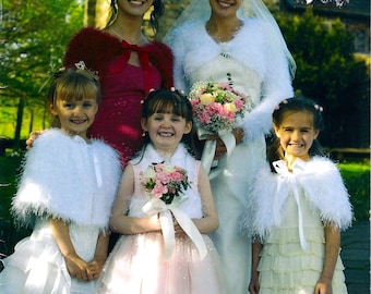 BRIDAL KNITS Wendy Book 308 Bridal Collection/Rare Vintage Knitting Book for Wedding Boleros Bags Cape etc Ladies & Children.