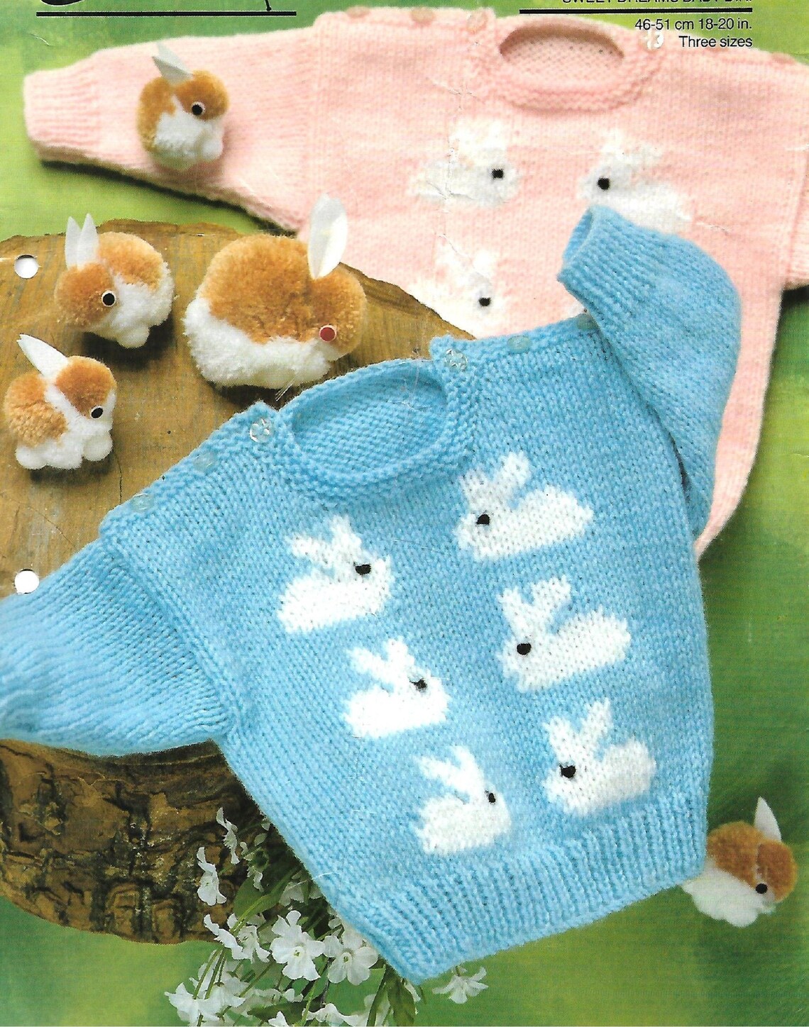 8247 BABY BUNNY Sweaters/ Cute Baby Jumpers/ Rabbit Baby Girl/baby Boy ...