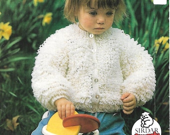 3230 Baby/child's Loopy Jacket/cardigan 