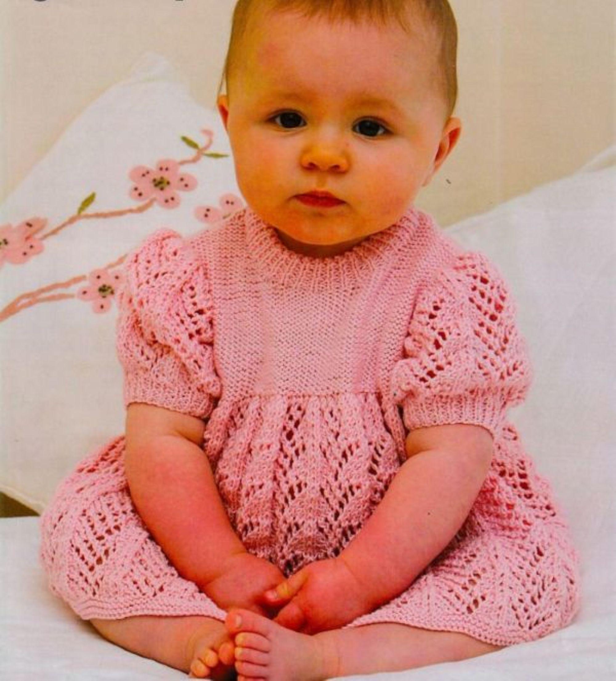 Child Knitted Dress Pattern - Etsy