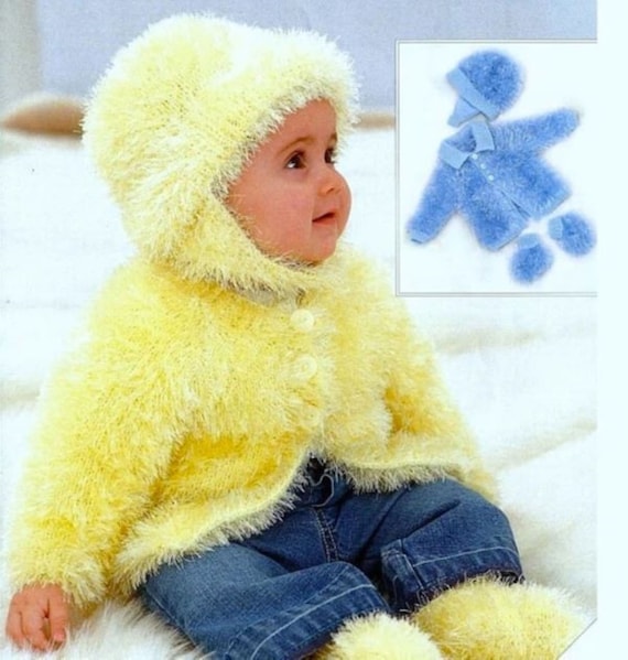 SET PER NEONATI/Giacca e cappello e scarpine morbidi e pelosi per