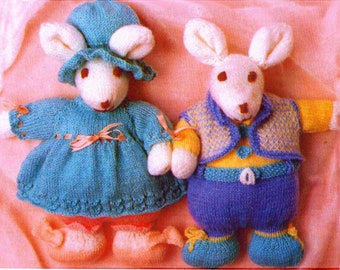 2362 JACK & JILL Toys Vintage Knitting Pattern PDF Download