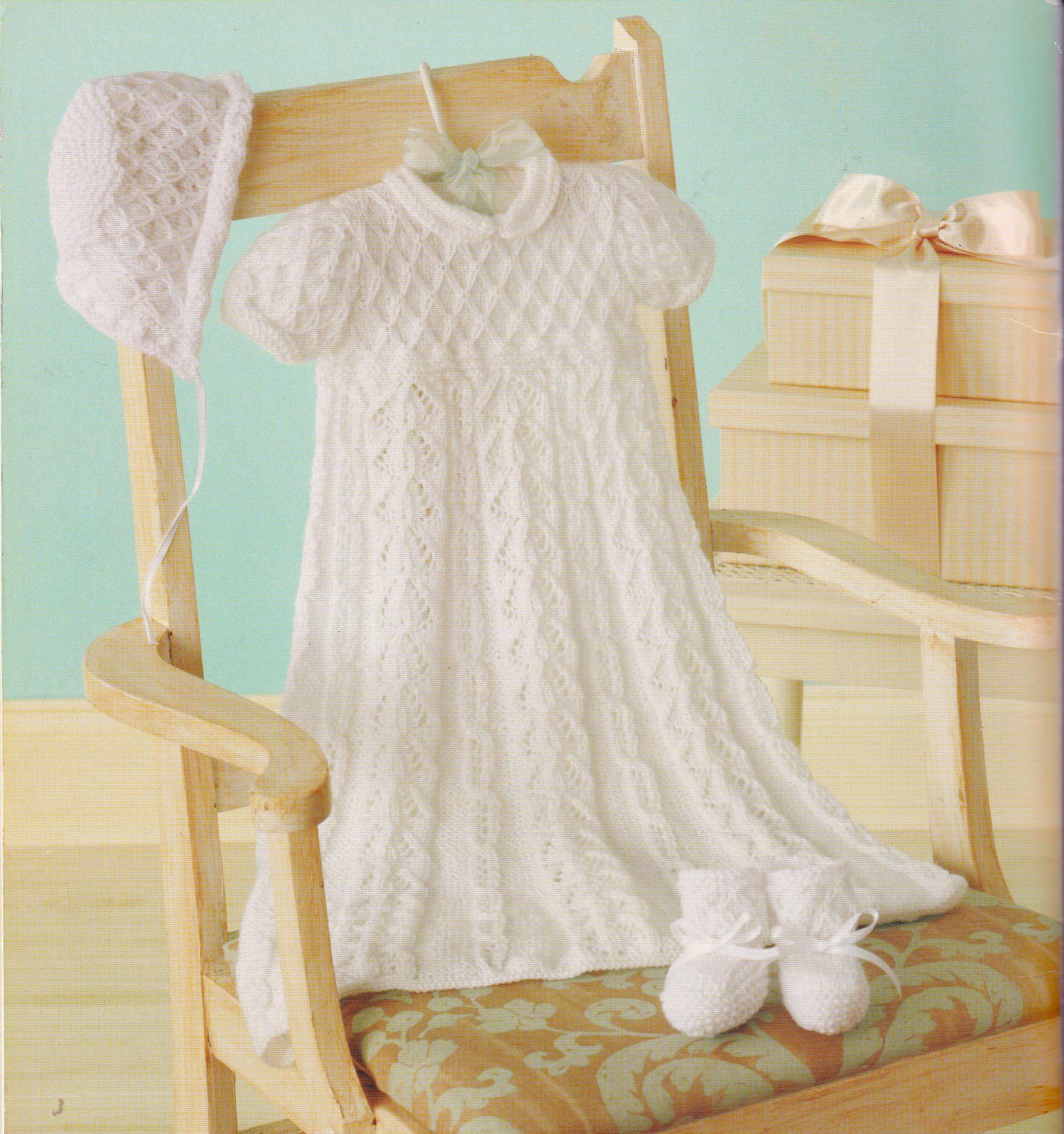 Knit Baptism Dress - Etsy Knit Baptism Dress - Etsy