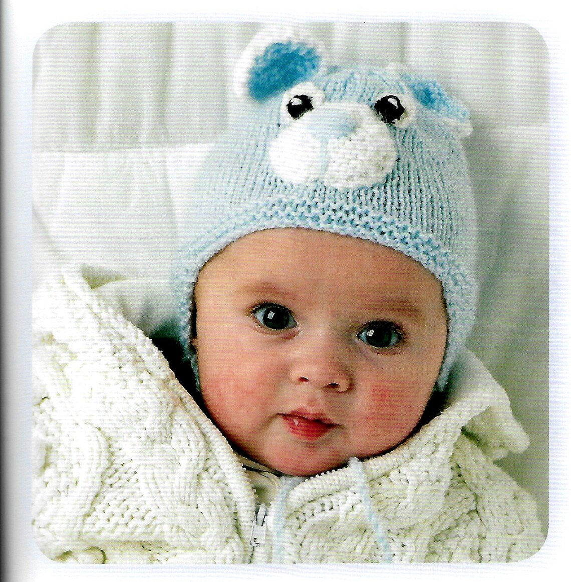 Baby Teddy Bear Novelty Hat Knitting Pattern PDF Instant Etsy UK